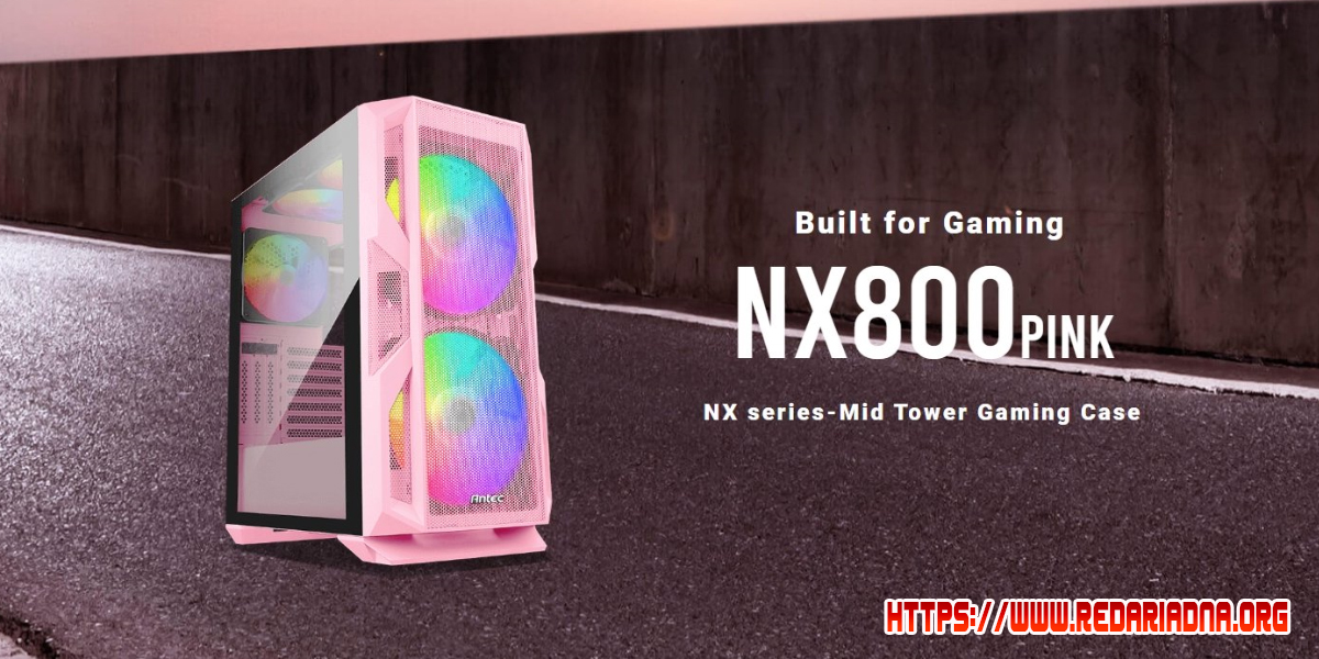 E-ATX Case (NP) ANTEC NX800 (Pink)